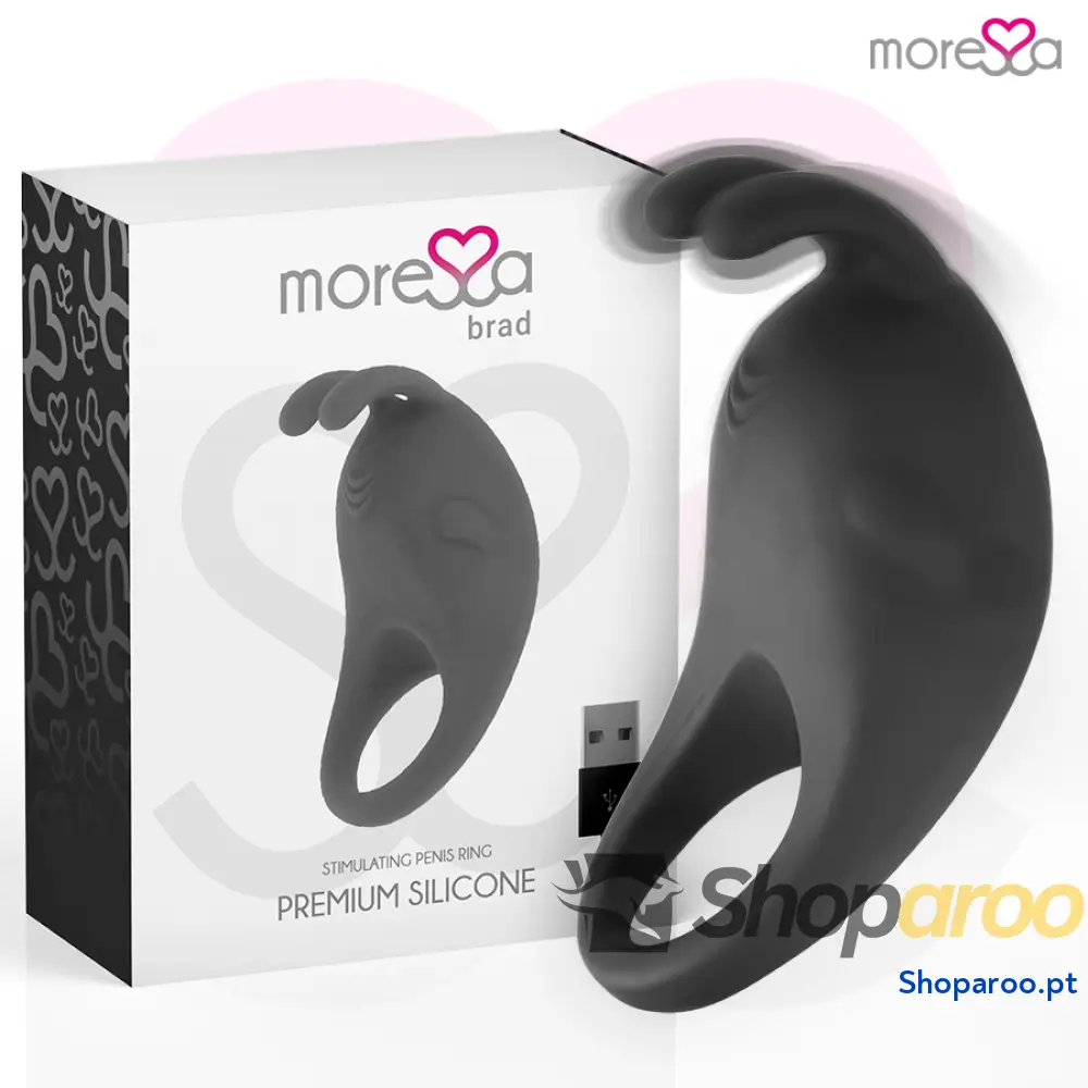 MORESSA - BRAD PREMIUM SILICONE RECARREGVEL PRETO