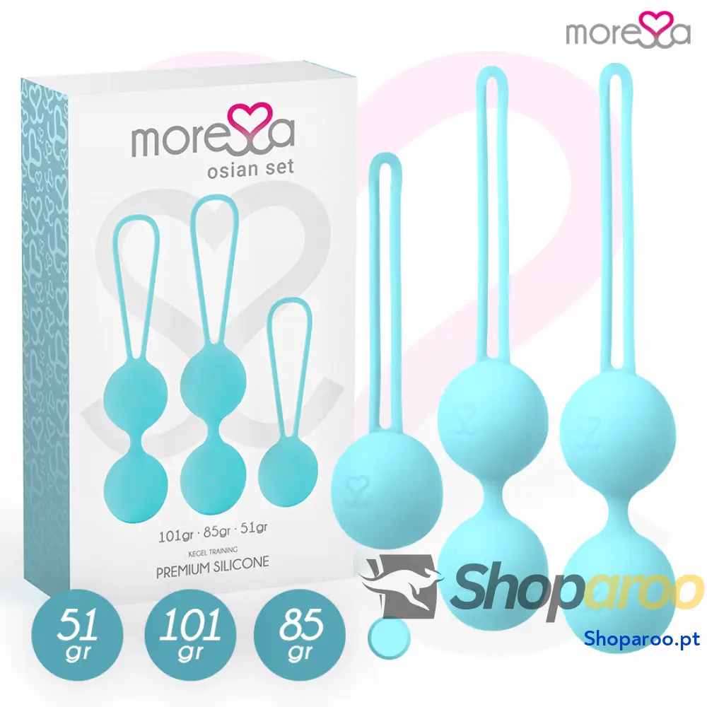 MORESSA CONJUNTO OSIAN SILICONE PREMIUM TURQUESA