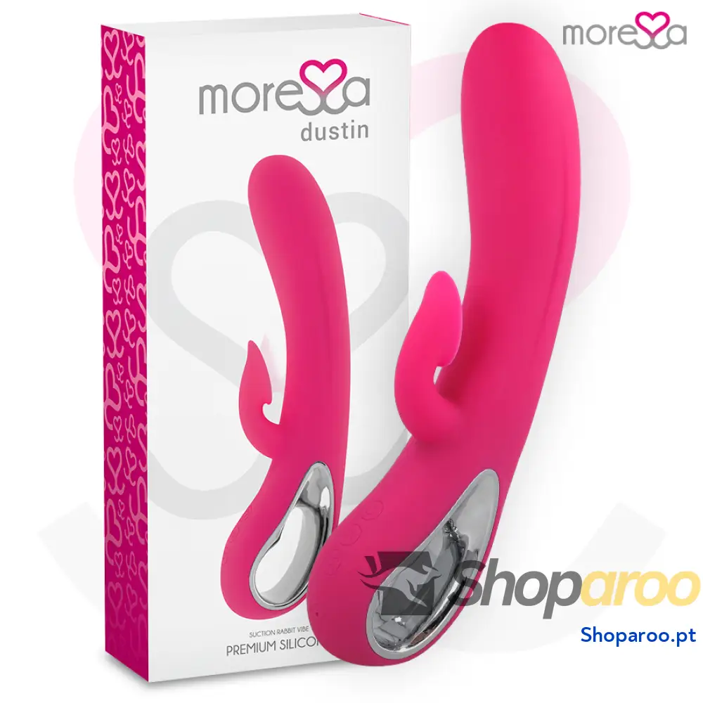 MORESSA - DUSTIN ONDAS ESTIMULANTES DO CLITÓRIS E VIBRAÇÃO PODEROSA SILICONE PREMIUM RECARREGÁVEL
