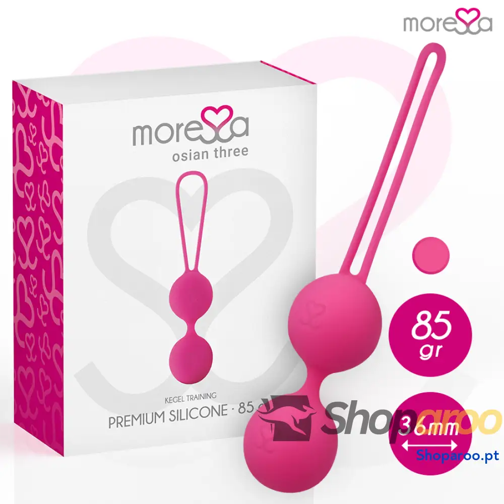 MORESSA OSIAN TRÊS SILICONE PREMIUM ROSA