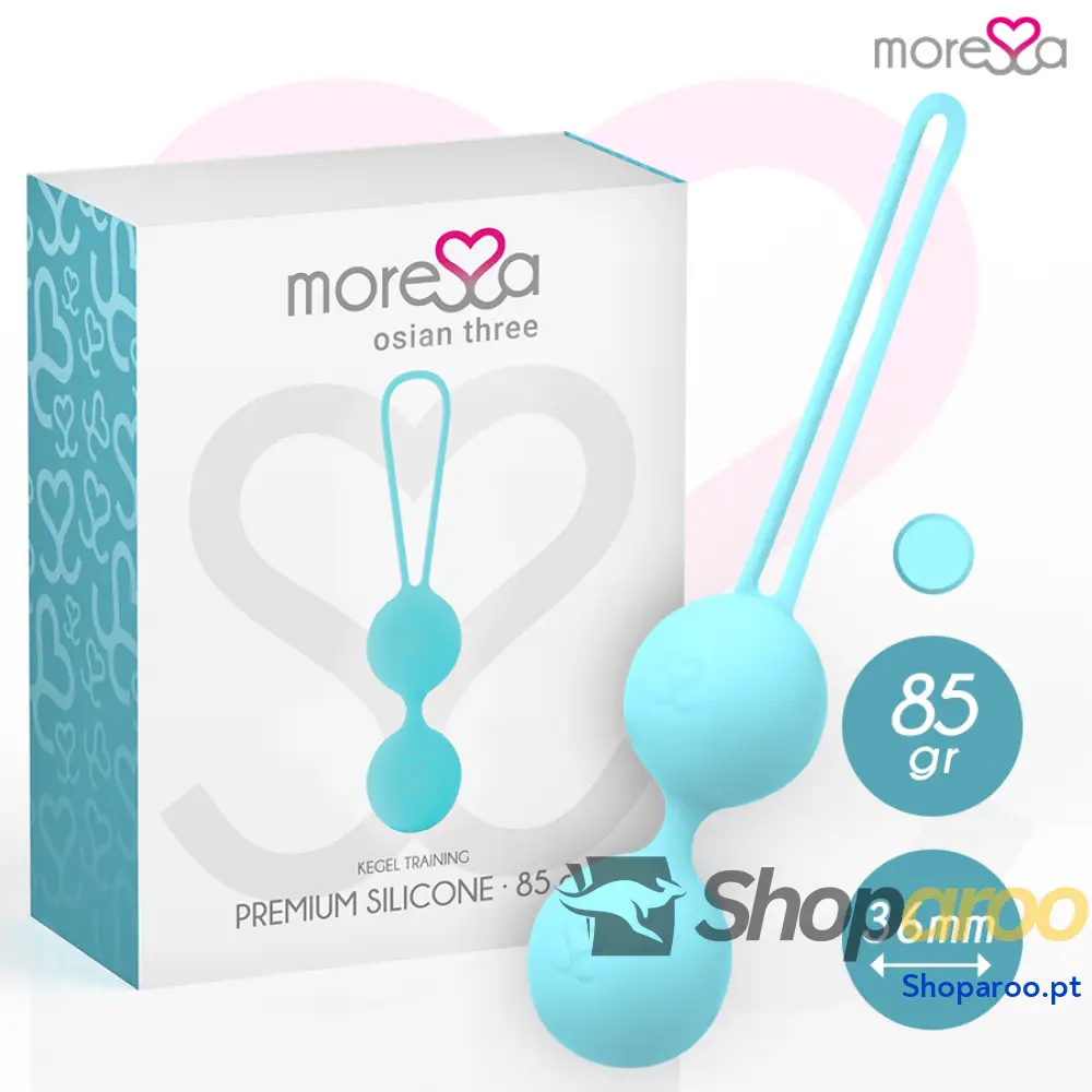MORESSA OSIAN TRÊS SILICONE TURQUESA PREMIUM