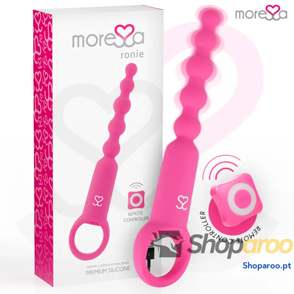 MORESSA - RONIE CONTROLE REMOTO PRAZER ANAL ROSA