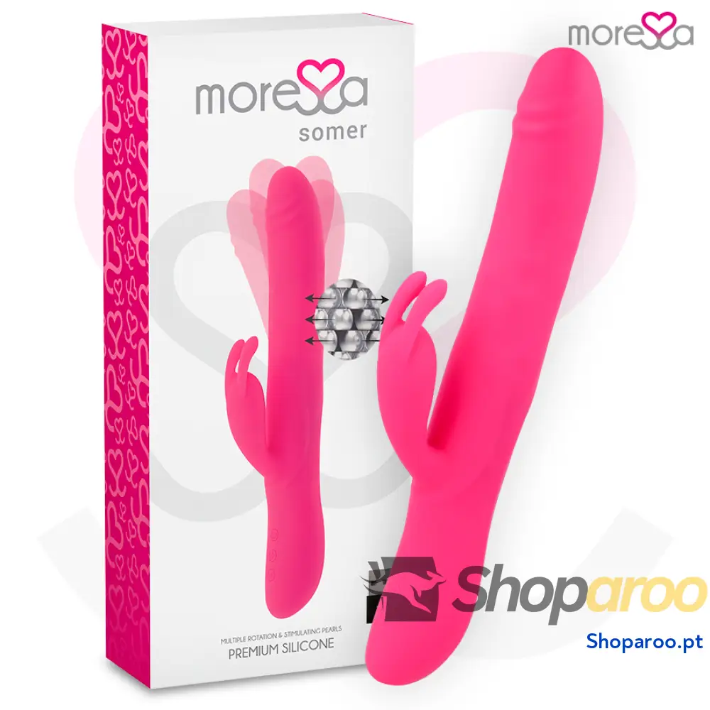 MORESSA - VIBRADOR PREMIUM SOMER COM ROTAO MÚLTIPLA