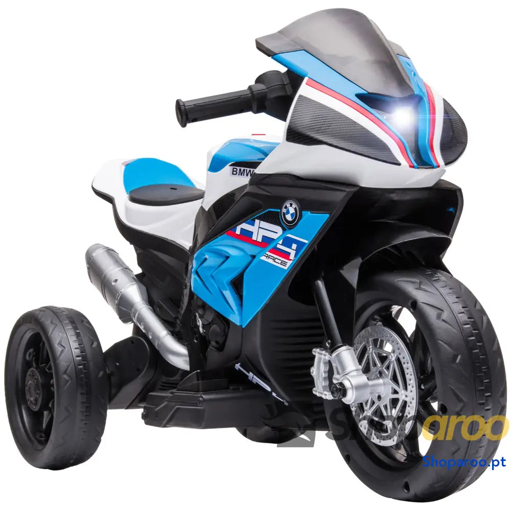 Mota Elétrica BMW HP4 pcom Música USB Velocidade 2,5km/h Avance e Retrocesso 82,5x42x54cm Vermelha