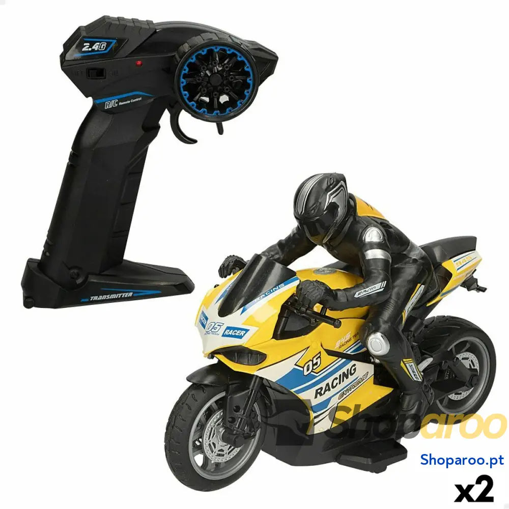 Moto Telecomandada Speed & Go Motocicleta 1:10 2 Unidades