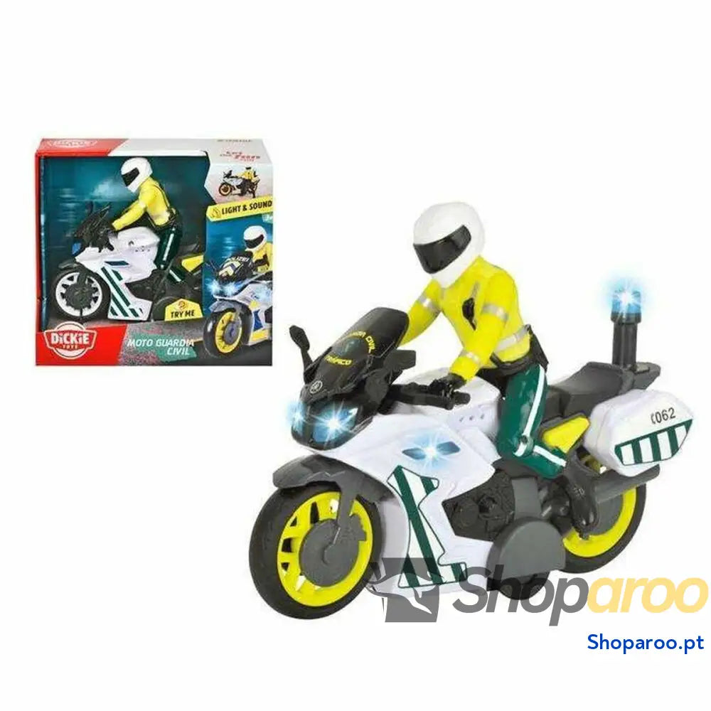Motocicleta Dickie Toys 17 cm Polícia