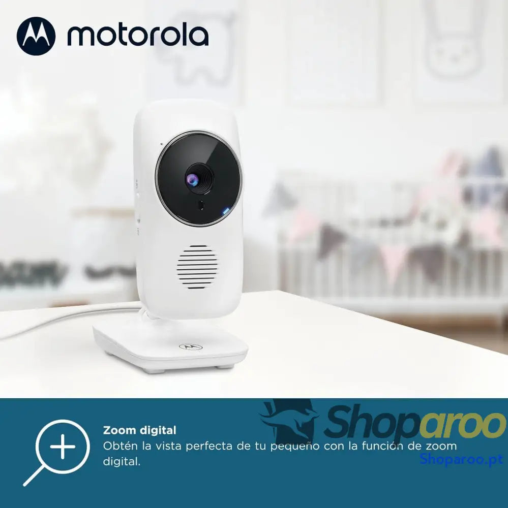 Motorola Nursery VM483 Videomonitores para bebés unidade pais de 2,8 polegadas infravermelhos zoom digital função Talk