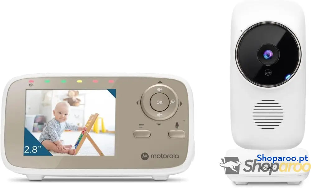 Motorola Nursery VM483 Videomonitores para bebés unidade pais de 2,8 polegadas infravermelhos zoom digital função Talk