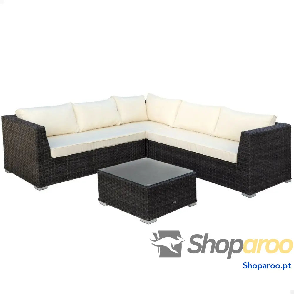 Móveis de jardim Aktive (4 Peças)