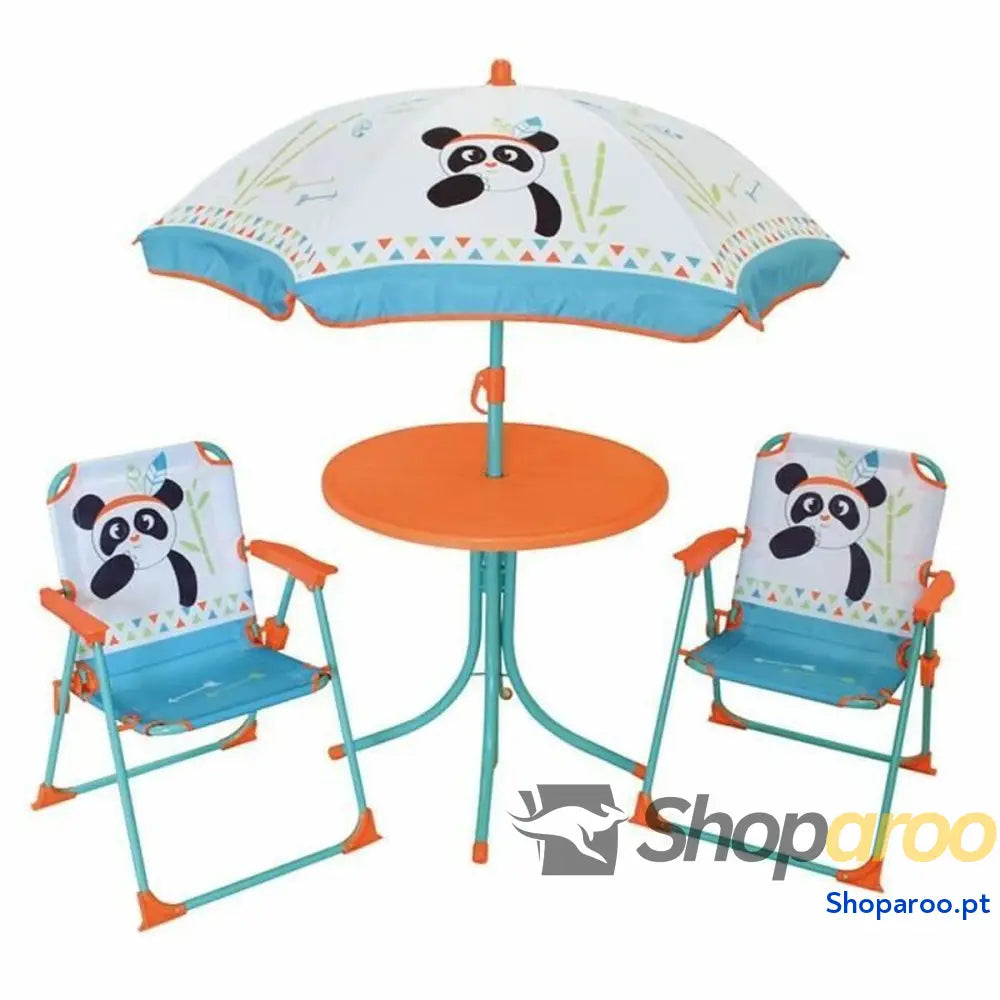 Móveis de jardim Fun House Infantil Urso Panda 4 Peças