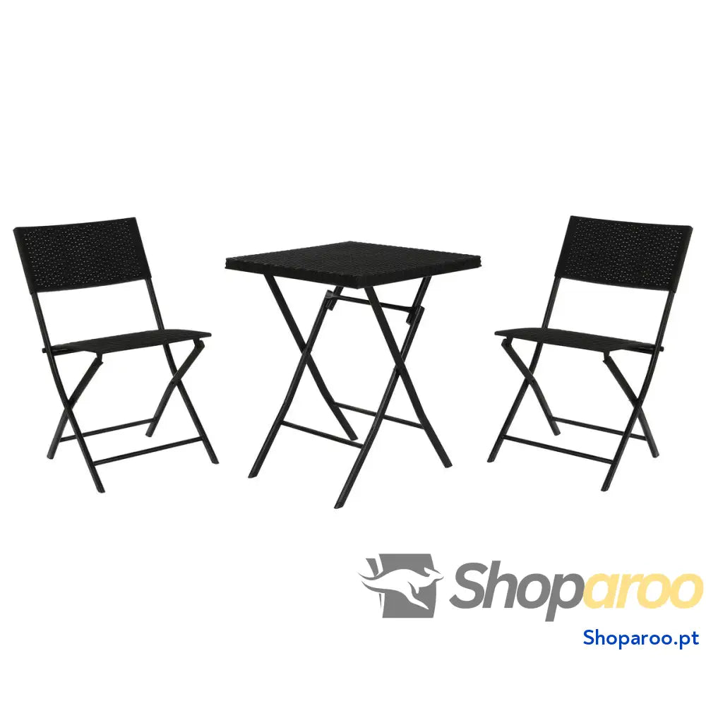 Móveis de jardim Home ESPRIT Preto 58 x 58 x 71,5 cm
