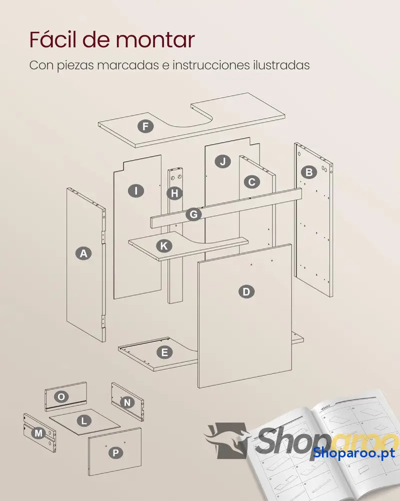 Móveis de lavatório baixo armário casa banho 3 gavetas 2 compartimentos atrás da porta adequado para lavatórios