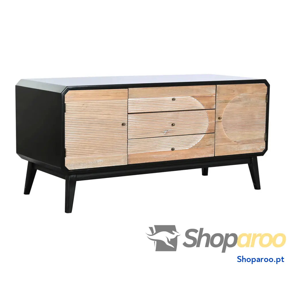 Móvel de TV DKD Home Decor 120 x 50 x 58 cm Preto Madeira