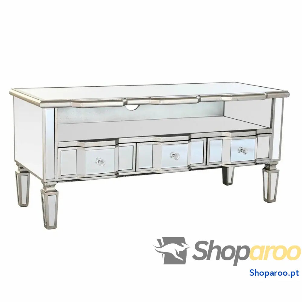 Móvel de TV DKD Home Decor Prateado 112 x 45 x 50 cm