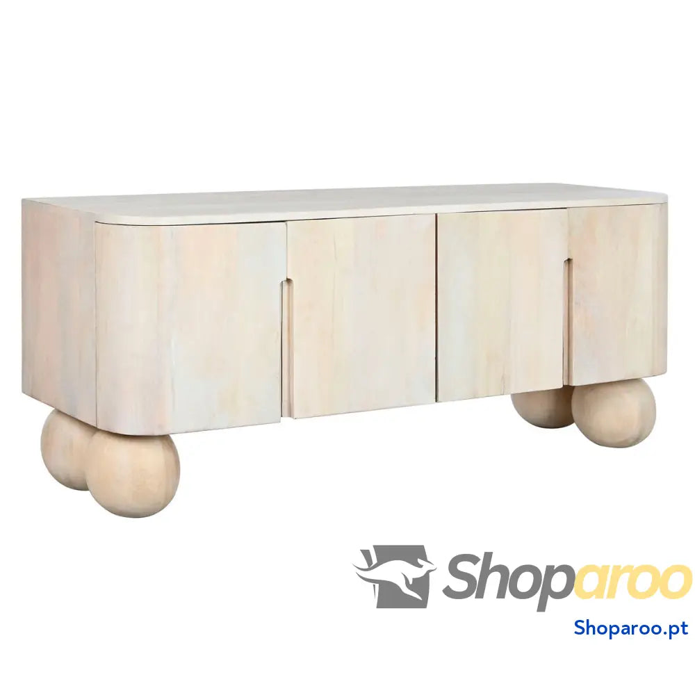 Móvel de TV Home ESPRIT Branco Madeira de mangueira 140 x 40 x 58 cm