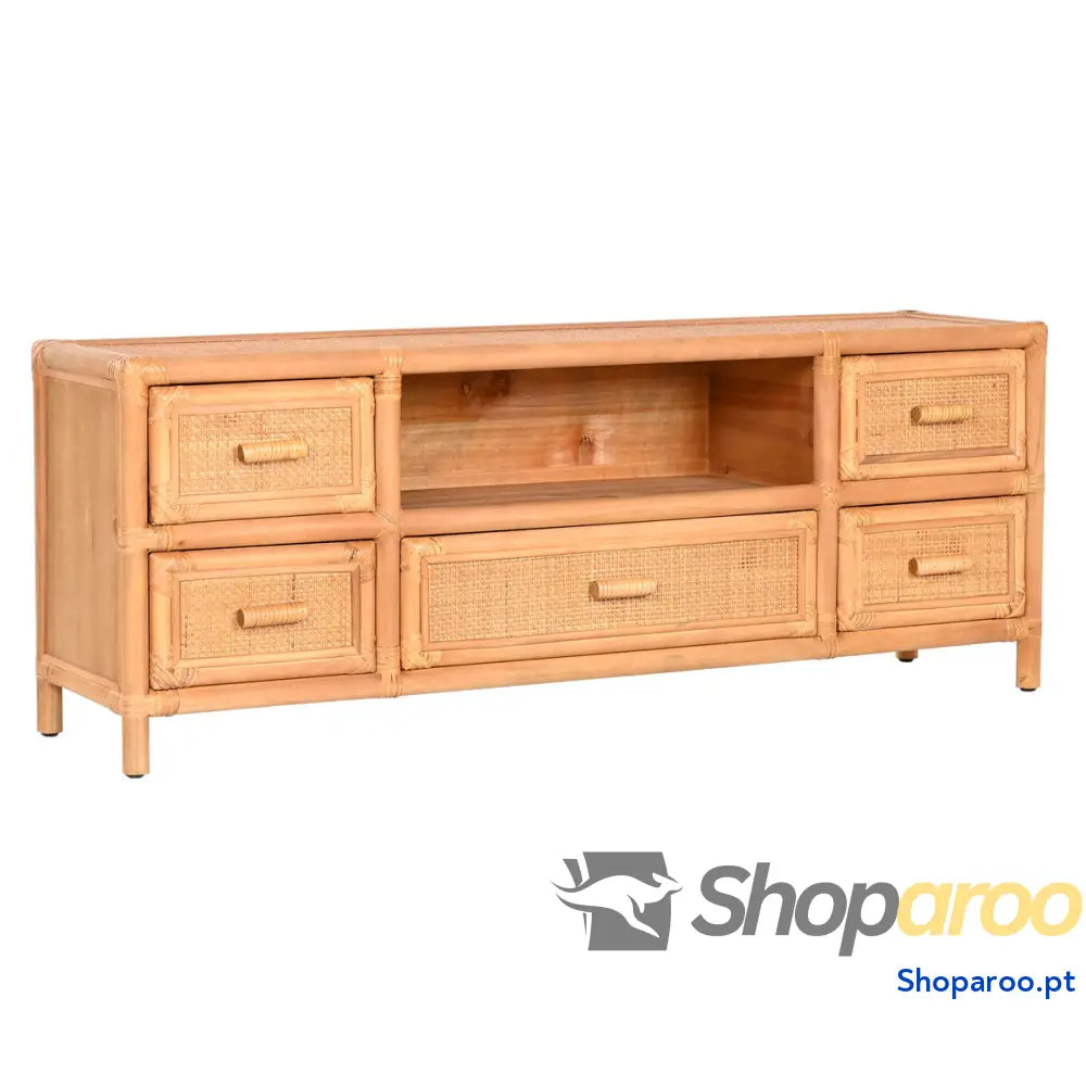 Móvel de TV Home ESPRIT Marrom claro 120 x 30 x 45 cm