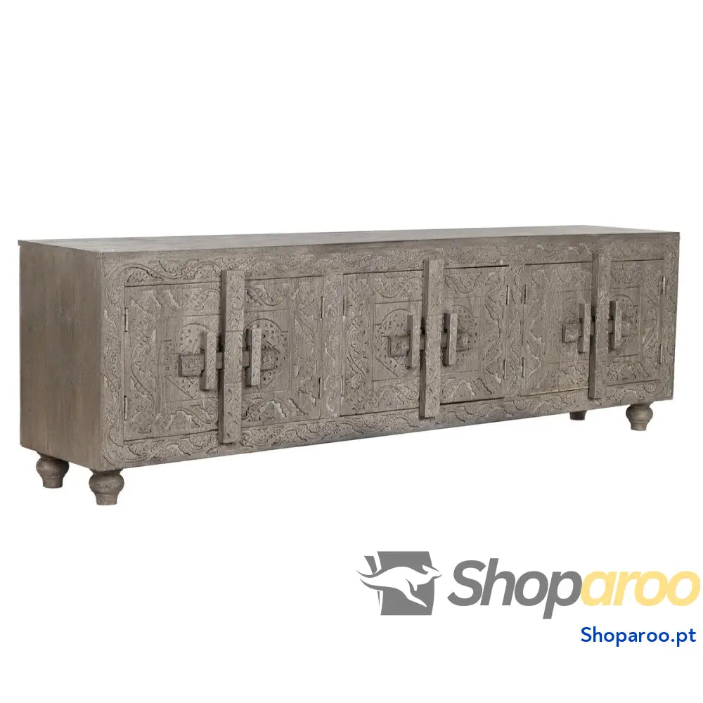 Móvel de TV Home ESPRIT Marrom claro 200 x 40 x 61 cm