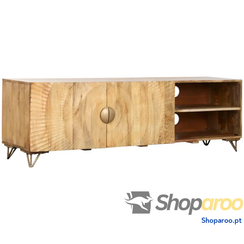 Móvel de TV Home ESPRIT Natural 160 x 40 x 50 cm