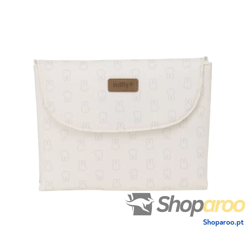 Mudador de bebê portátil Miffy Moon Azul Bege
