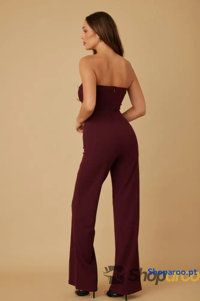 Multi Flat Mirror Stone Jumpsuit