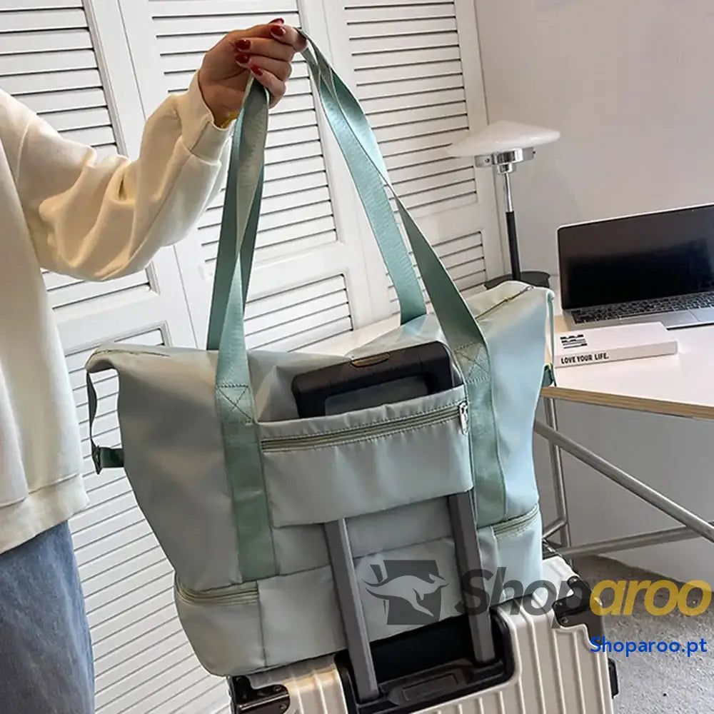 Multi Pocket Nylon Travel Bag