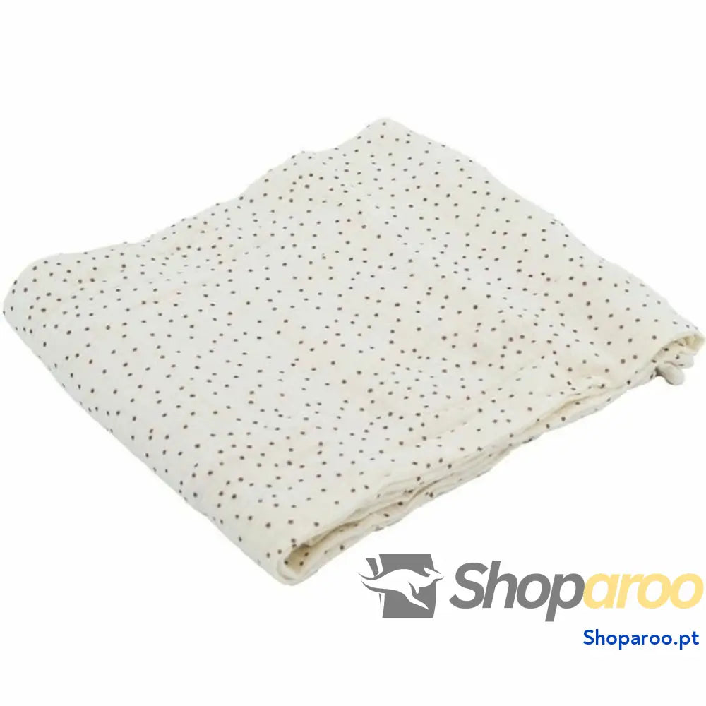 Musselina Domiva Polka dots Branco 100 x 100 cm