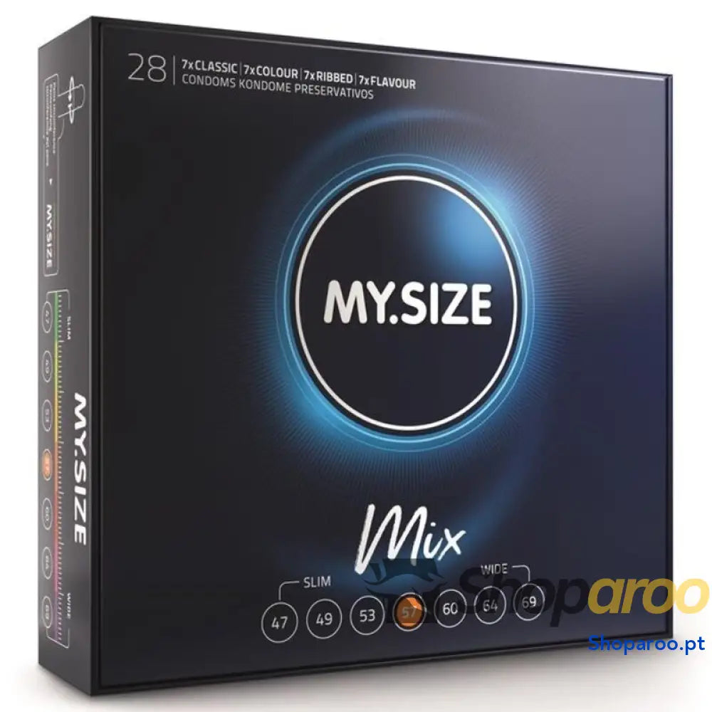 MY SIZE - MIX PRESERVATIVOS 57 MM 28 UNIDADES
