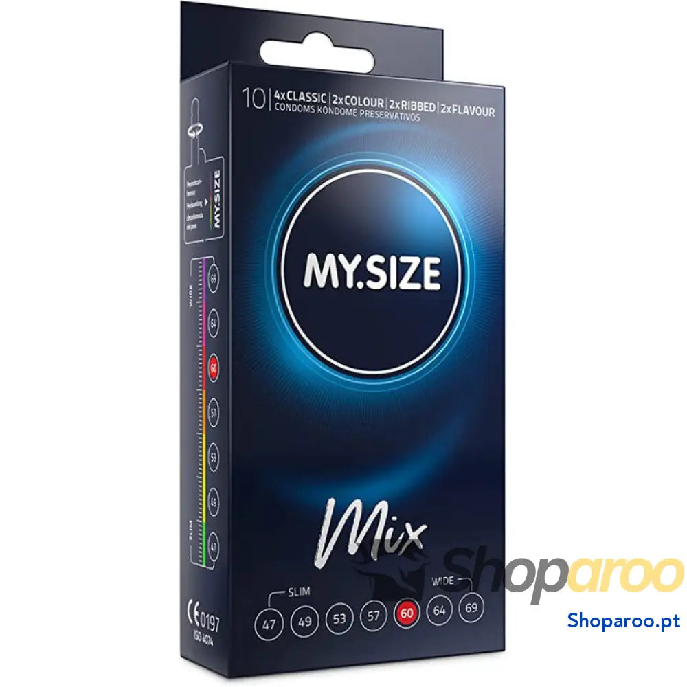 MY SIZE - MIX PRESERVATIVOS 60 MM 10 UNIDADES