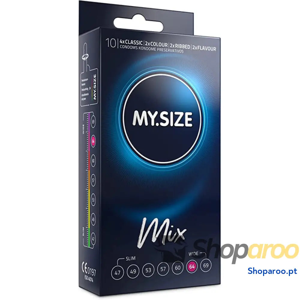 MY SIZE MIX PRESERVATIVOS 64 MM 10 UNIDADES