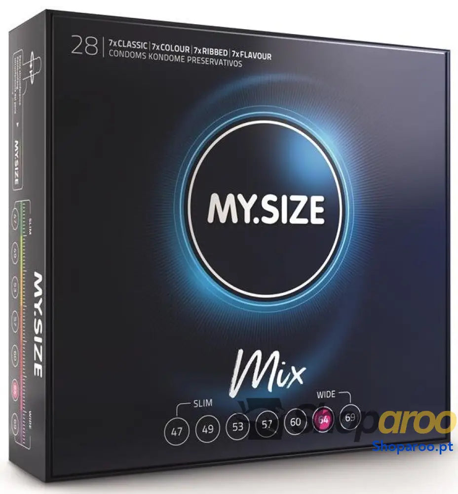 MY SIZE - MIX PRESERVATIVOS 64 MM 28 UNIDADES