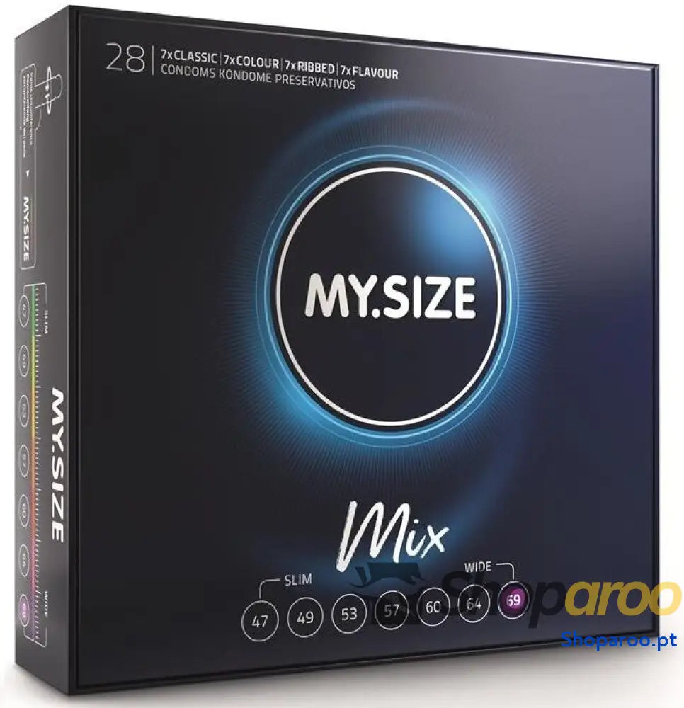 MY SIZE MIX PRESERVATIVOS 69 MM 28 UNIDADES