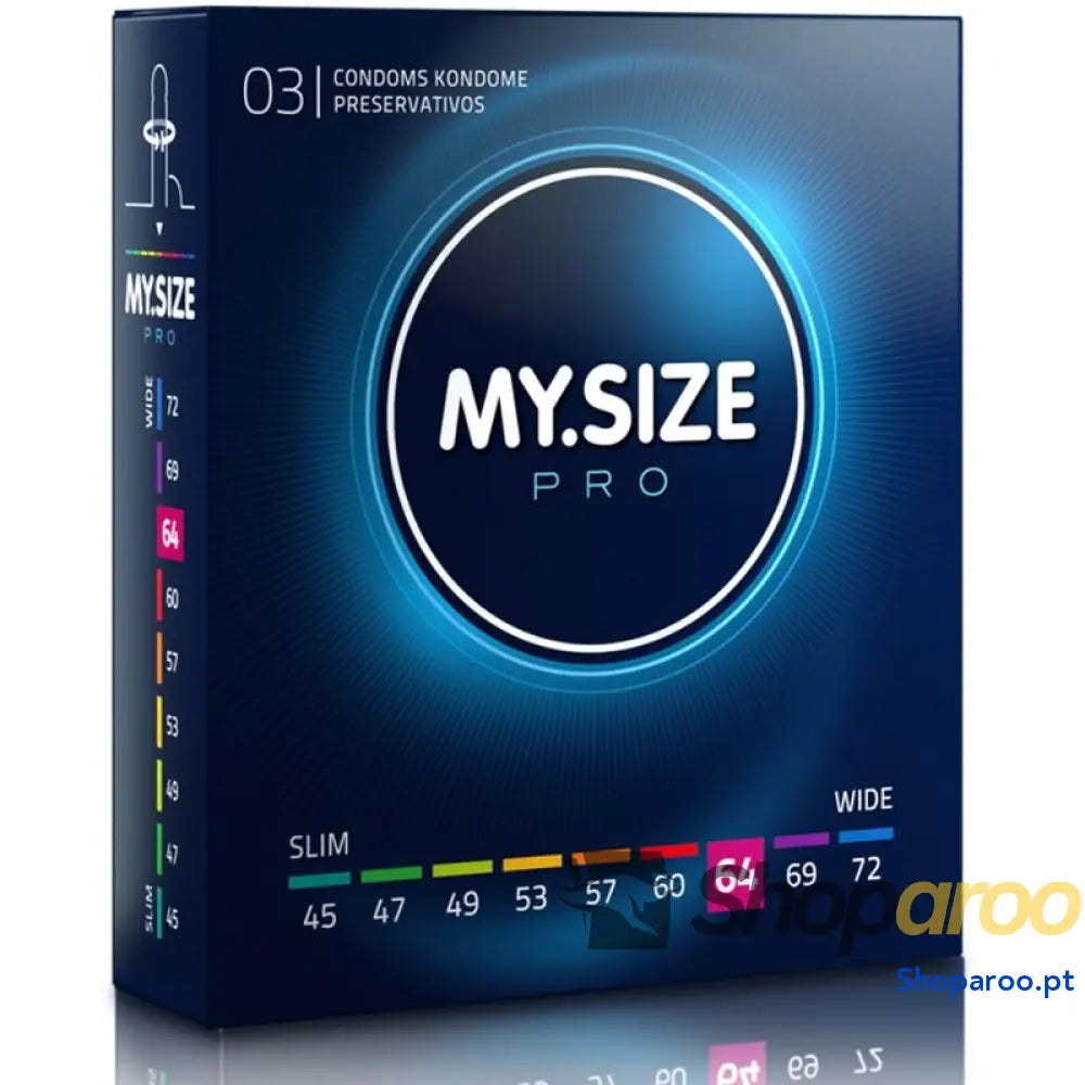 MY SIZE - PRO PRESERVATIVOS 64 MM 3 UNIDADES