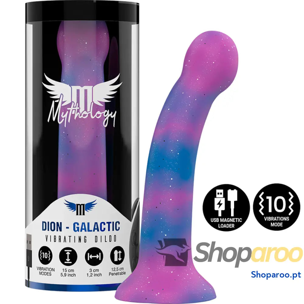 MYTHOLOGY DION GALACTIC DILDO S VIBRADOR WATCHME TECNOLOGIA SEM FIO COMPATÍVEL