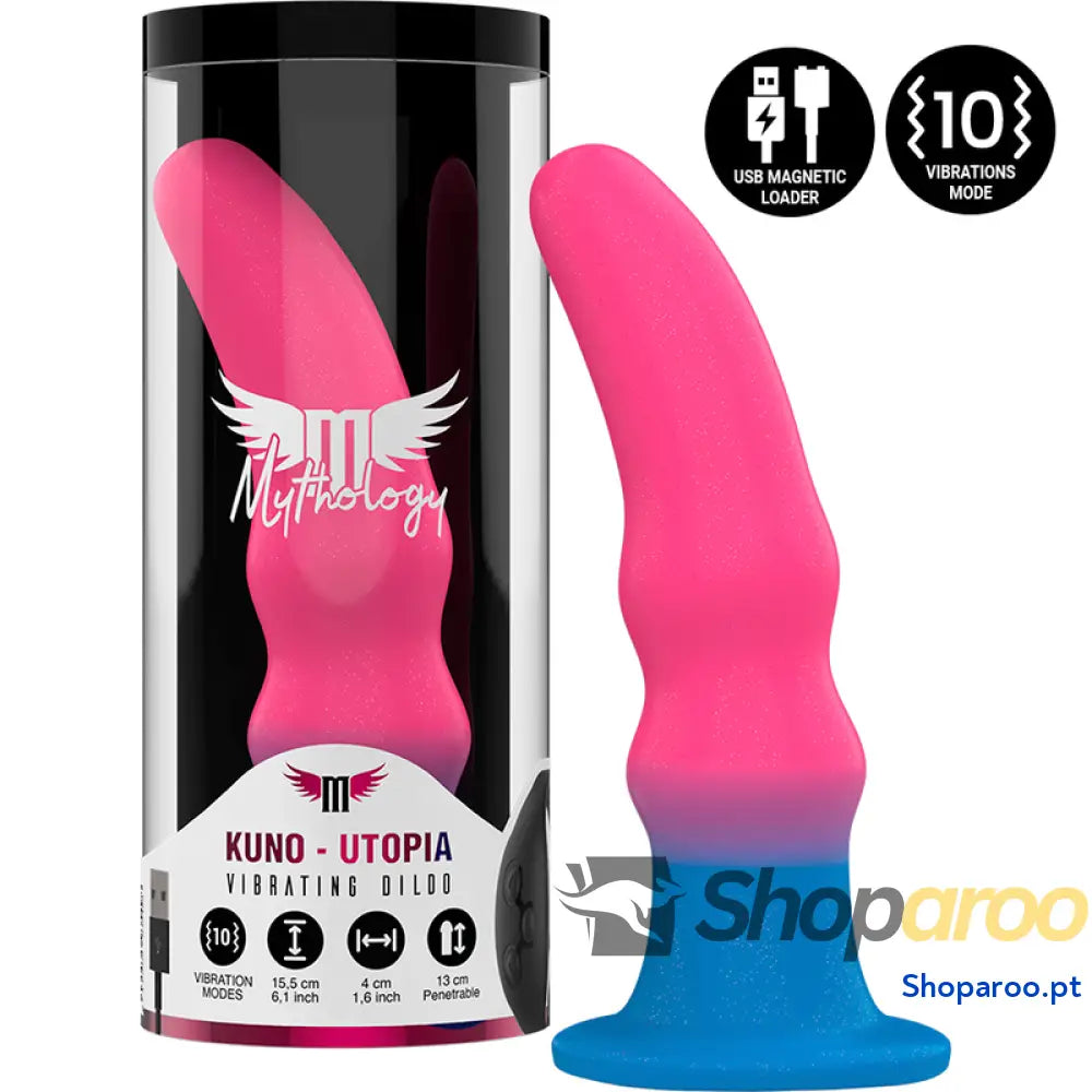 MYTHOLOGY KUNO UTOPIA DILDO M VIBRADOR COMPATÍVEL COM A TECNOLOGIA WATCHME WIRELESS