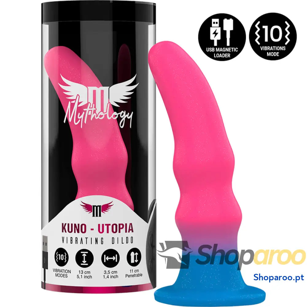 MYTHOLOGY KUNO UTOPIA DILDO S VIBRADOR WATCHME TECNOLOGIA SEM FIO COMPATÍVEL