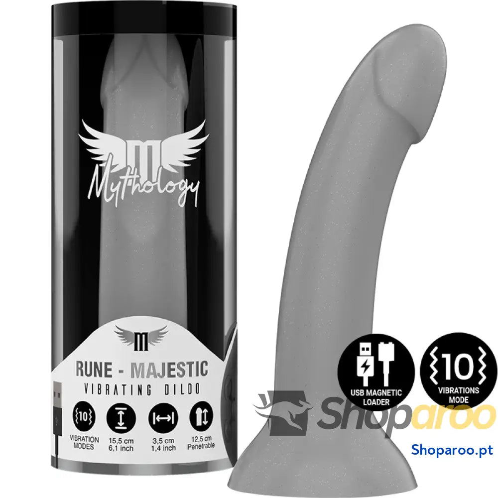 MYTHOLOGY RUNE MAJESTIC DILDO S VIBRADOR WATCHME TECNOLOGIA SEM FIO COMPATÍVEL