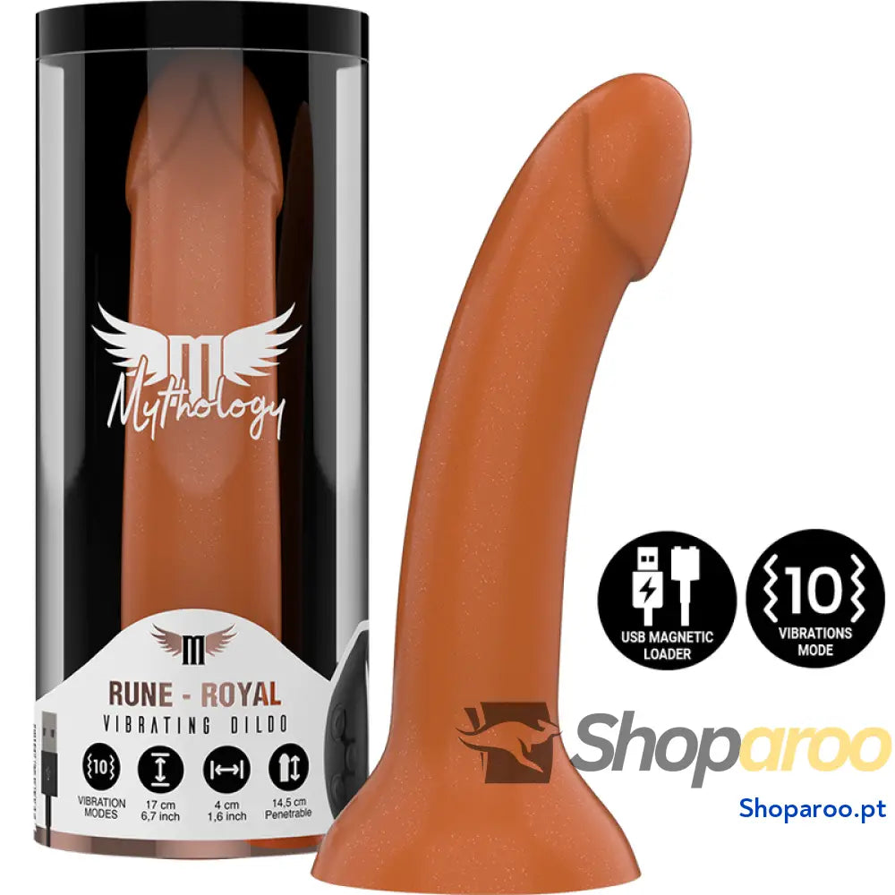 MYTHOLOGY RUNE ROYAL DILDO M VIBRADOR WATCHME TECNOLOGIA SEM FIO COMPATÍVEL