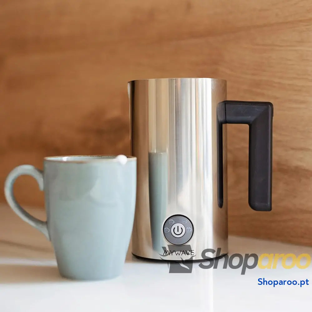 MyWave Espumador de leite potência 500 W Obtenha a espuma adequada aquece e gera 3 níveis quente 1 nível frio espumador