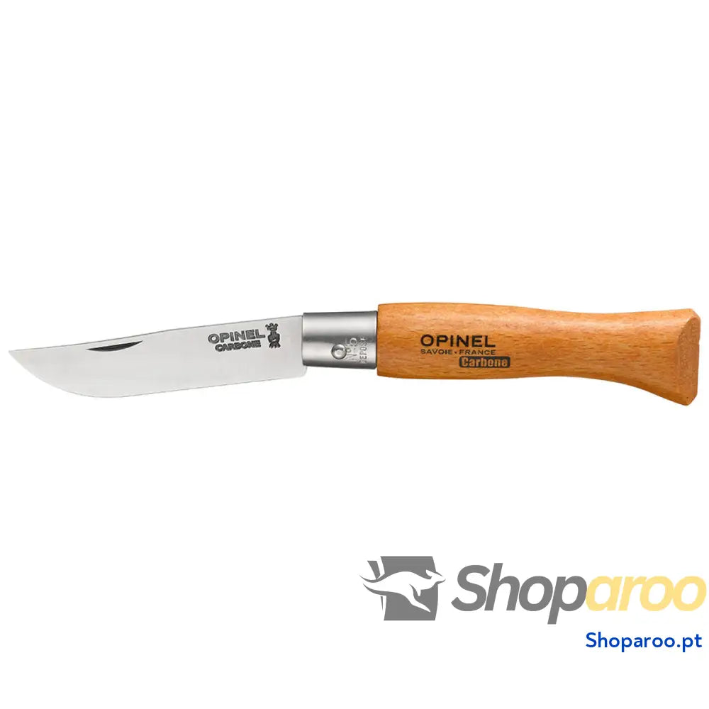 Navalha Opinel nº5 Aço com carbono madeira de faia 6 cm