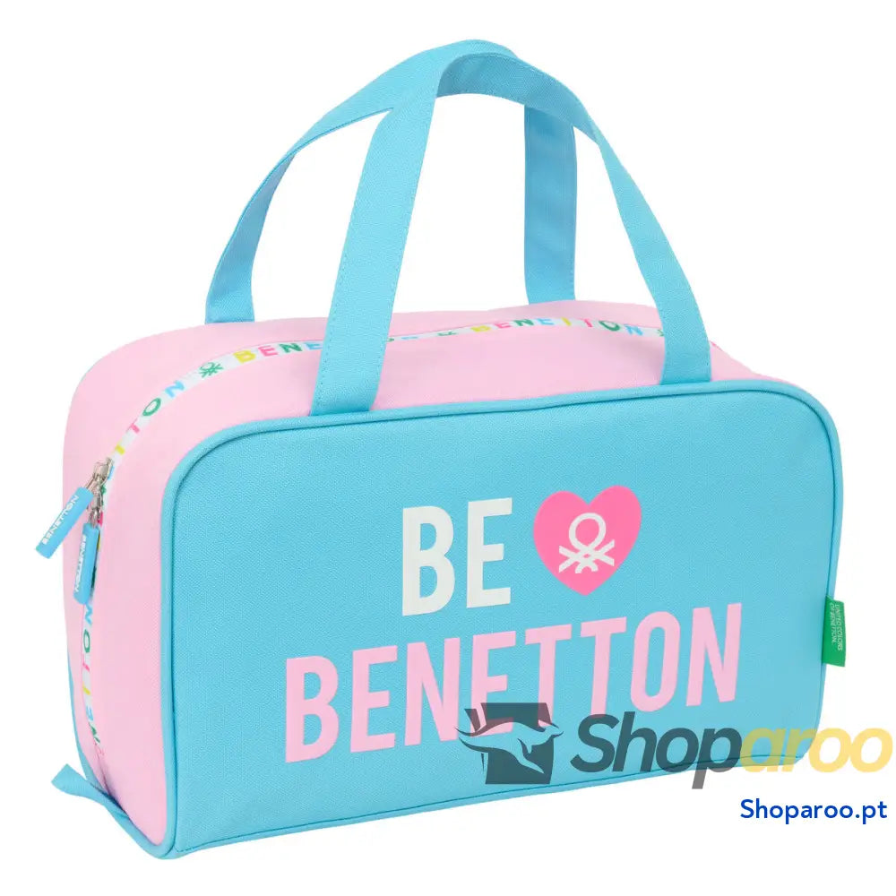 Nécessaire de Viagem Benetton Unique Cor de Rosa Turquesa 31 x 14 x 19 cm
