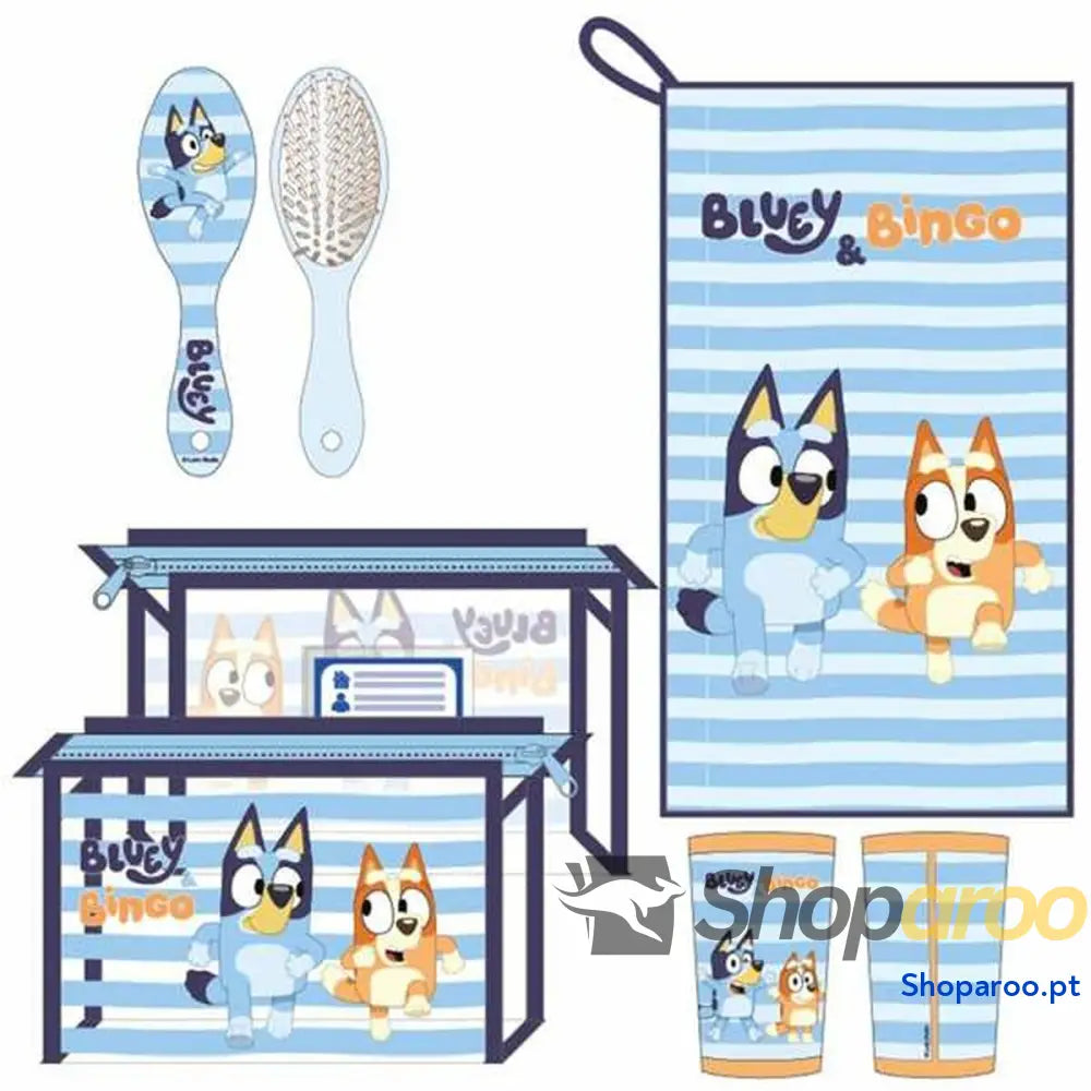 Nécessaire de Viagem Bluey Azul Claro 23 x 15 x 8 cm