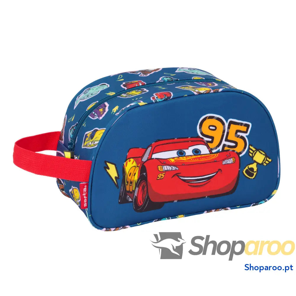 Nécessaire de Viagem Cars Racing Azul Marinho 26 x 15 x 12 cm