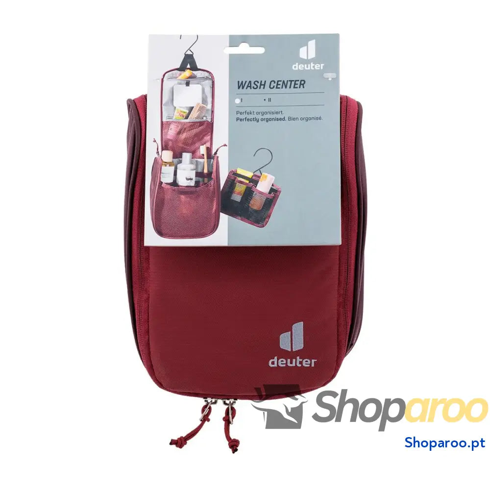 Nécessaire de Viagem Deuter Wash Center I Vermelho Poliamida 18 x 22 x 8 cm