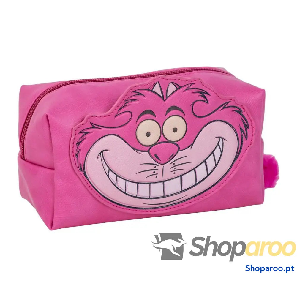 Nécessaire de Viagem Disney Cheshire Cat Cor de Rosa 100 % poliéster 23 x 13 x 9 cm