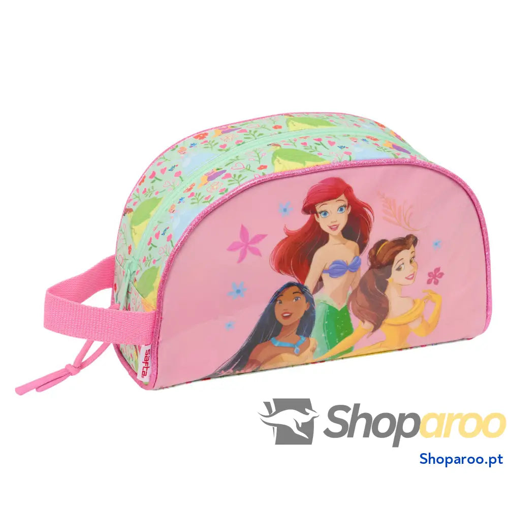 Nécessaire de Viagem Disney Princess Bloom Verde Cor de Rosa 26 x 16 x 9 cm