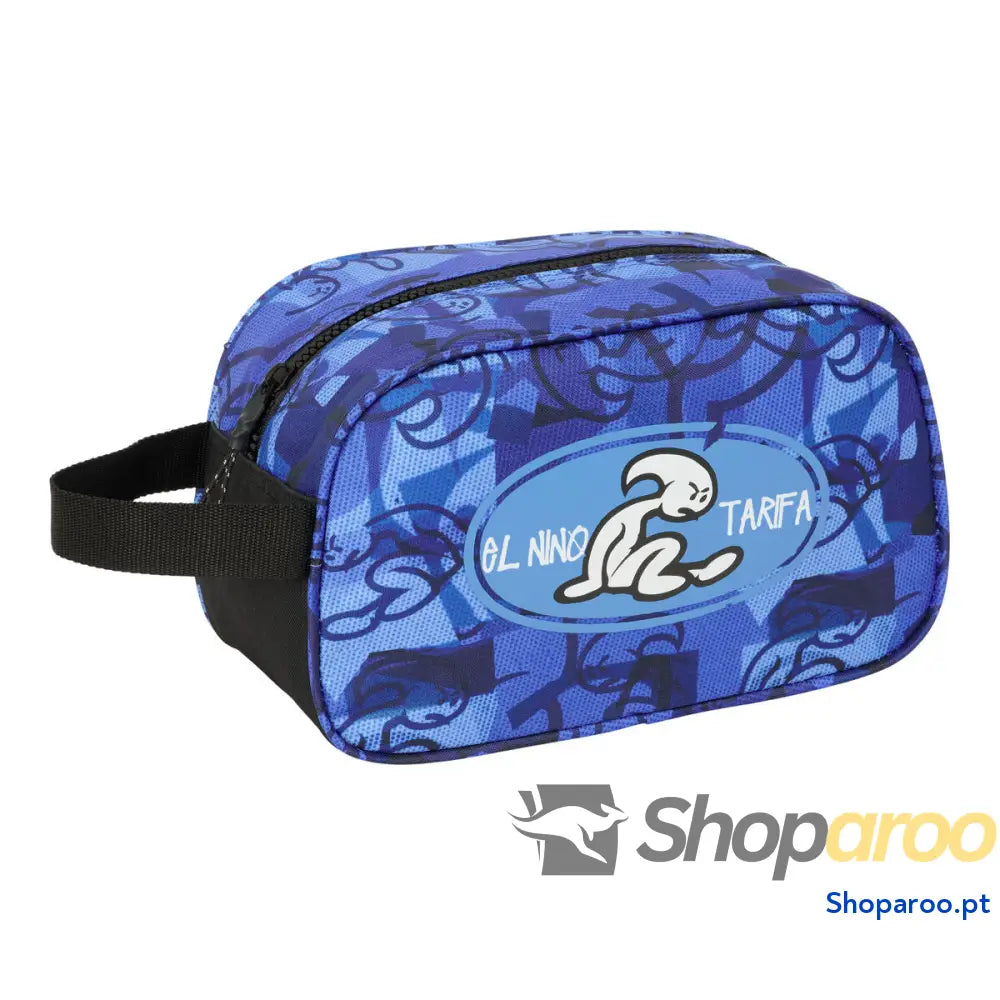 Nécessaire de Viagem El Niño Roller Azul Preto 26 x 15 x 12 cm