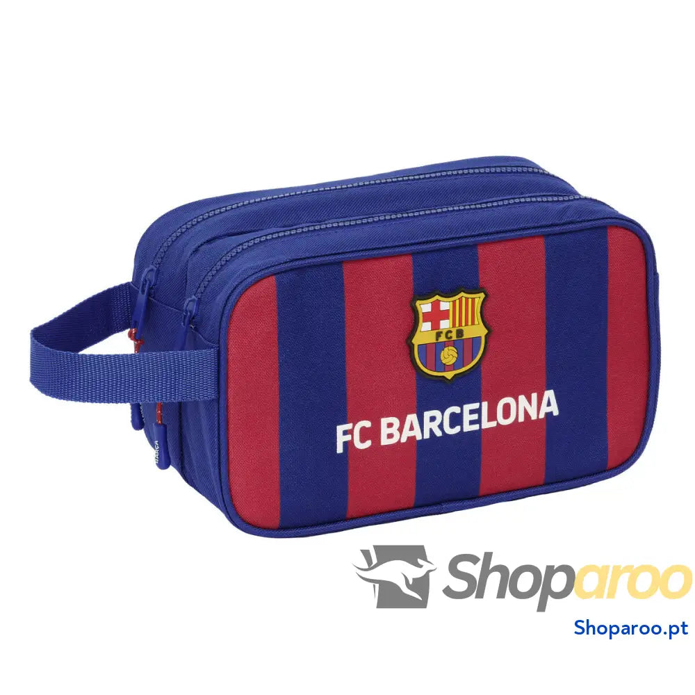 Nécessaire de Viagem F.C. Barcelona 24/25 Grená Azul Marinho Desportivo 26 x 15 x 12.5 cm