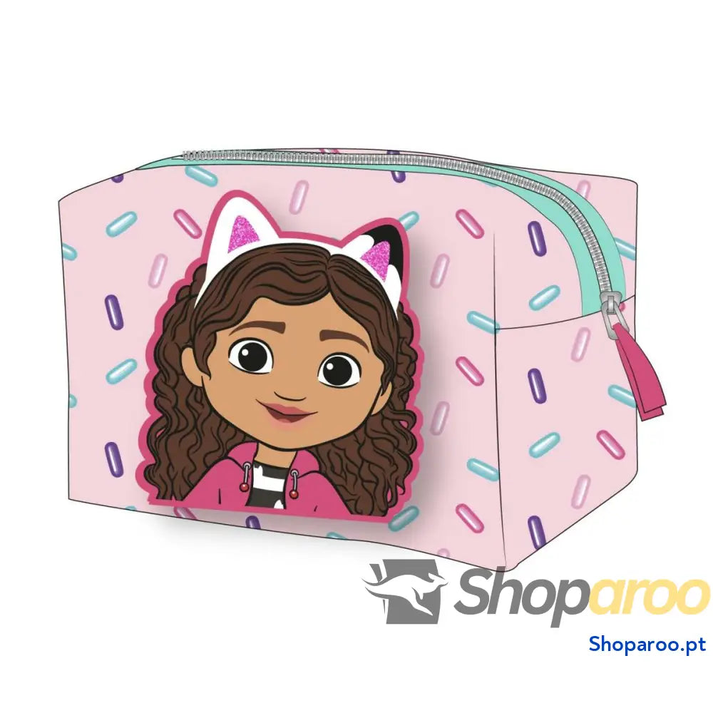 Nécessaire de Viagem Gabby's Dollhouse Multicolor 100 % Poliuretano 17 x 10 x 7 cm