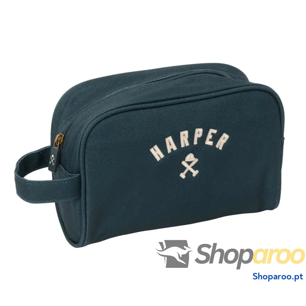 Nécessaire de Viagem Harper & Neyer Azul Marinho 24 x 15 x 10 cm