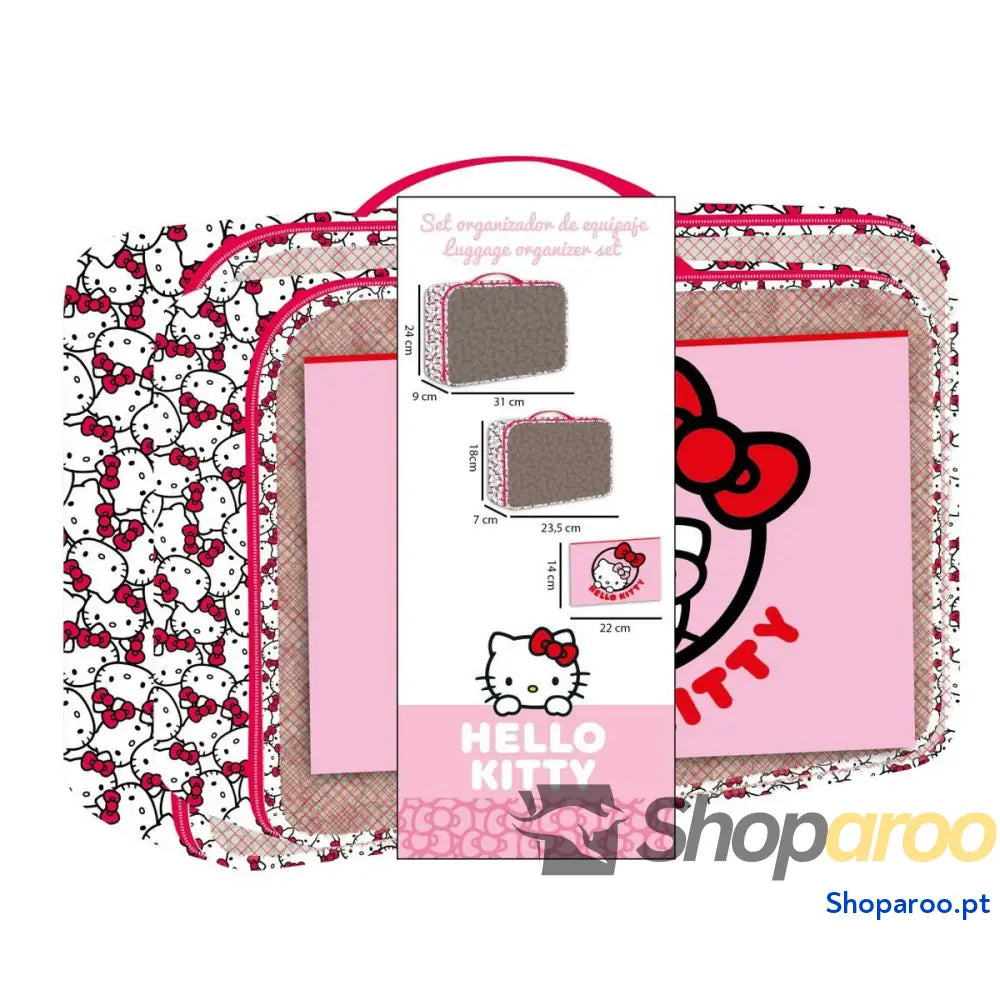 Nécessaire de Viagem Hello Kitty Vermelho